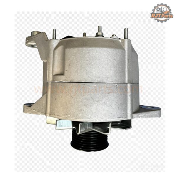 15067533 generator side view, 8PK multi-groove pulley for Volvo L150E loader