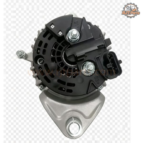 17204355 Volvo alternator rear internal components, terminal and rectifier structure view